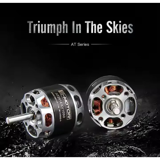Hot Sales T-motor AT2814 at 2814 Long Shaft Brushless Motor KV900 KV1050 KV1200 3-4S for RC Drone Fixed-wing
